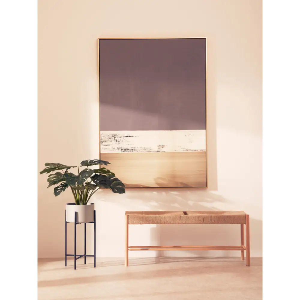 Astratto Canvas Gold and Grey Foil Wall Art