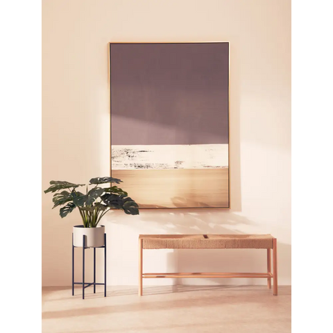 Astratto Canvas Gold and Grey Foil Wall Art