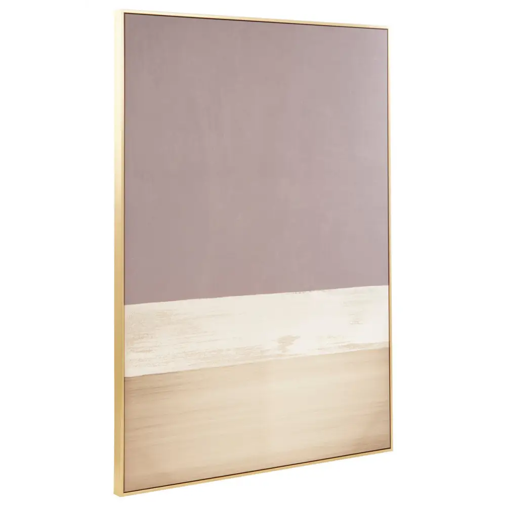 Astratto Canvas Gold and Grey Foil Wall Art