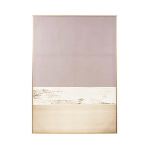 Astratto Canvas Gold and Grey Foil Wall Art