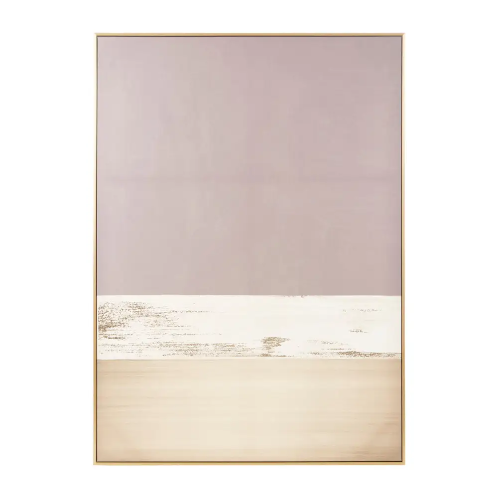 Astratto Canvas Gold and Grey Foil Wall Art