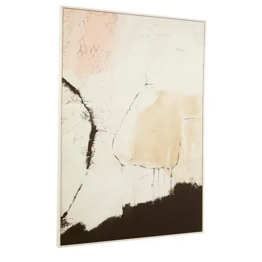 Astratto Natural Pink And Classic Wall Art