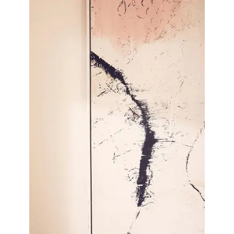 Astratto Natural Pink And Classic Wall Art