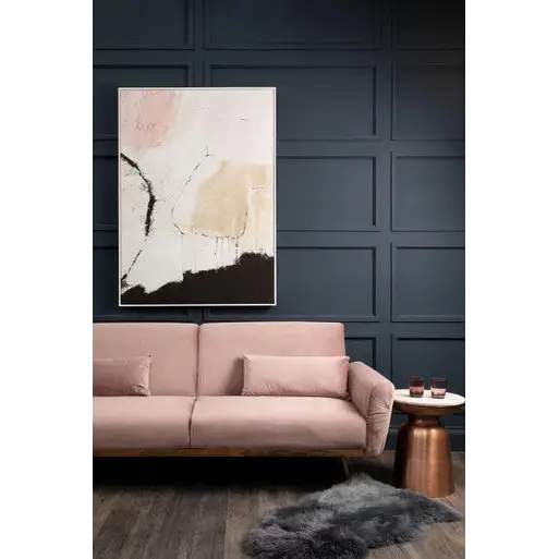 Astratto Natural Pink And Classic Wall Art