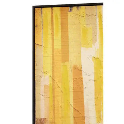 Astratto Ochre Canvas Wall Art