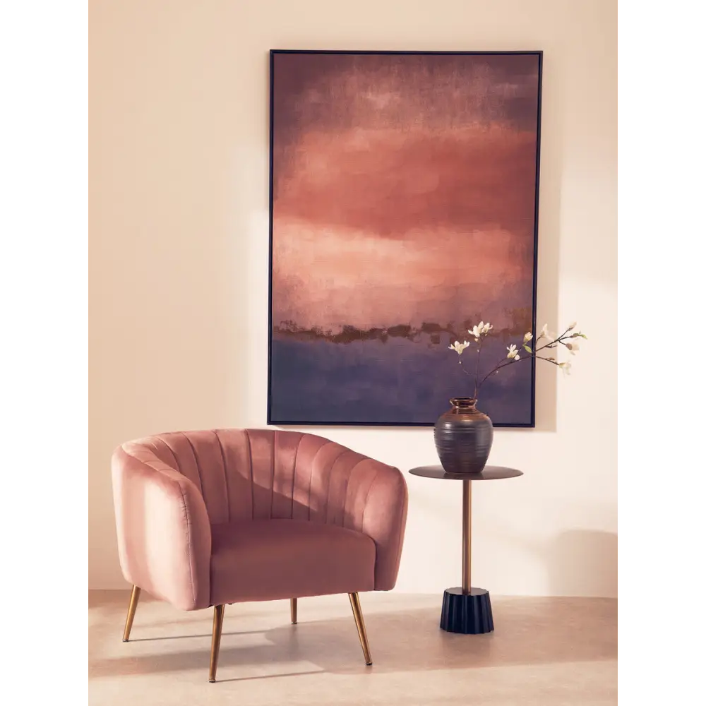 Astratto Pink and Purple Classic Wall Art