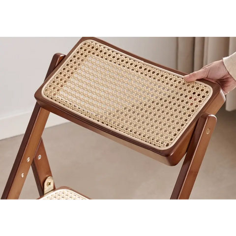 Audrey Folding Dining Chair Rattan