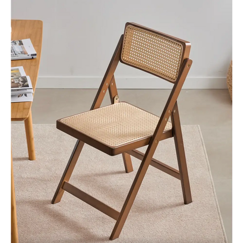 Audrey Folding Dining Chair Rattan