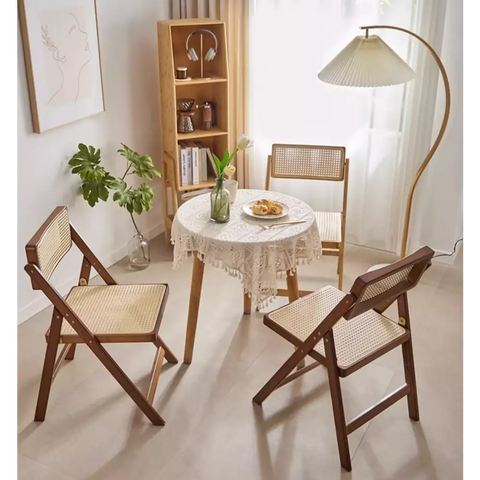 Audrey Folding Dining Chair Rattan