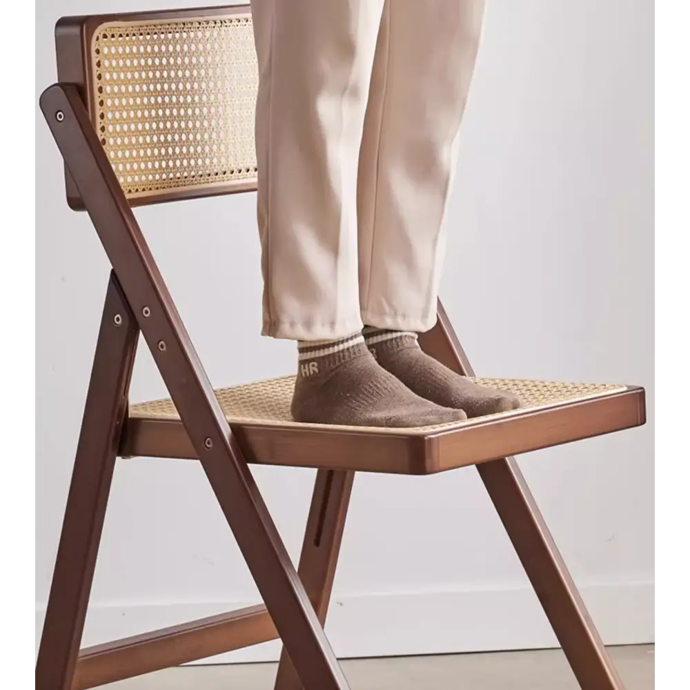 Audrey Folding Dining Chair Rattan