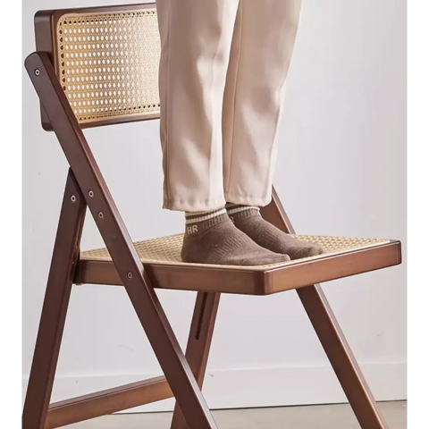 Audrey Folding Dining Chair Rattan