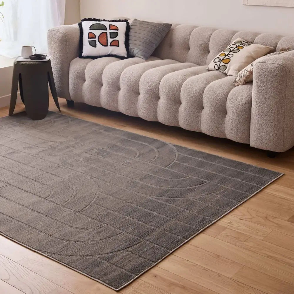 Aura Collection Rug Flint in Grey - Rugs