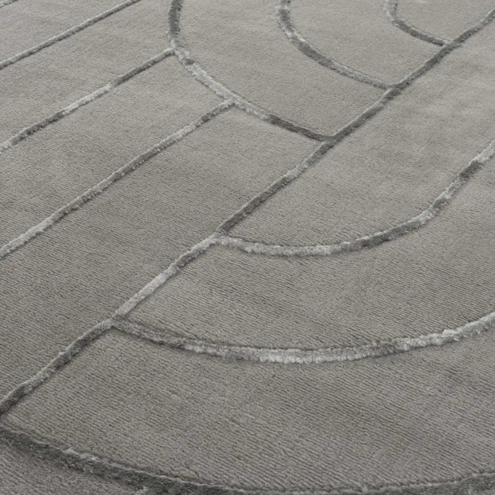 Aura Collection Rug Flint in Grey - Rugs