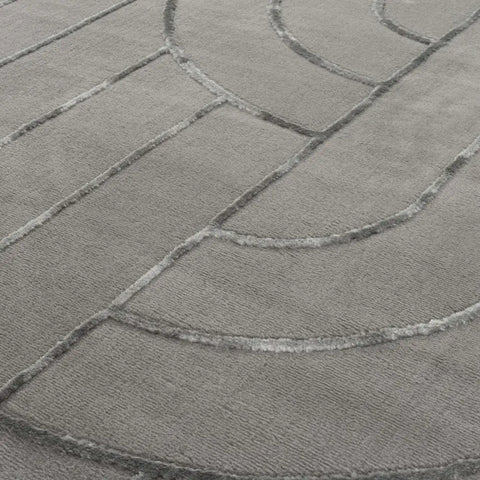 Aura Collection Rug Flint in Grey - Rugs
