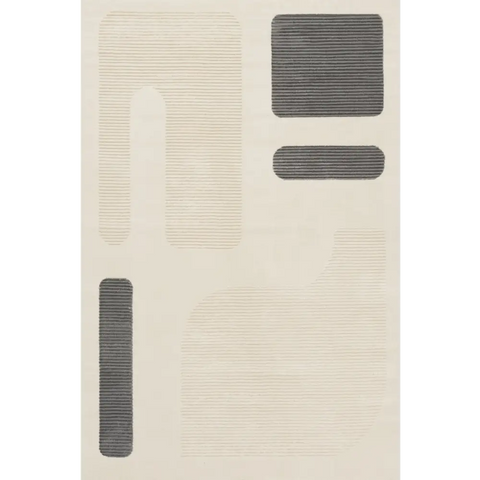 Aura Collection Rug Glide in Grey - 80X150 cm - Rugs