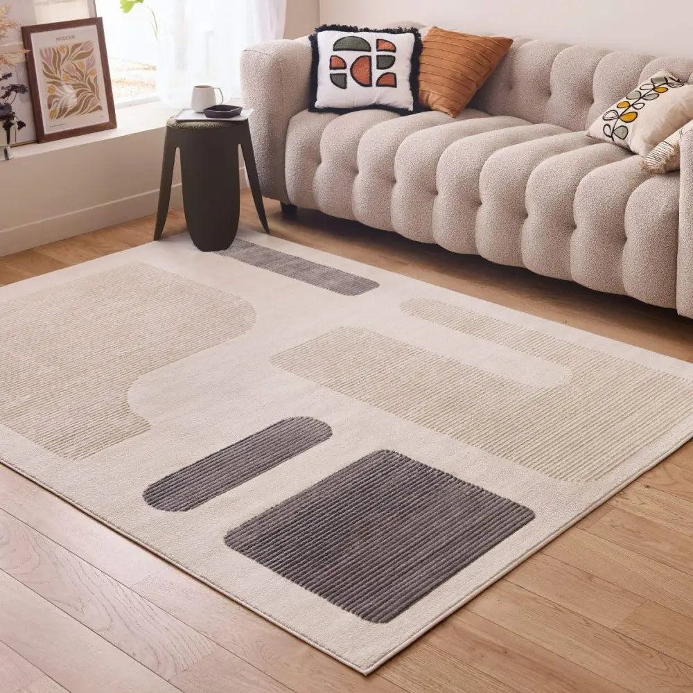 Aura Collection Rug Glide in Grey - Rugs