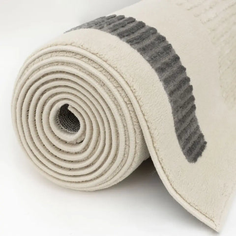 Aura Collection Rug Glide in Grey - Rugs