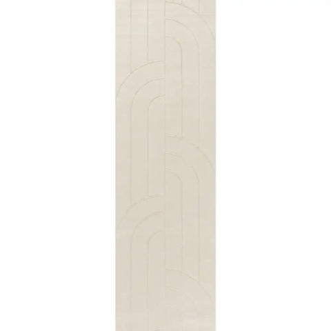 Aura Collection Rug Halo in Cream - 80X300 cm - Rugs