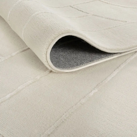 Aura Collection Rug Halo in Cream - Rugs