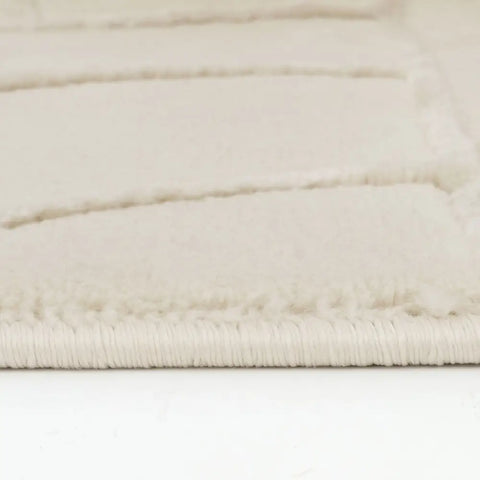 Aura Collection Rug Halo in Cream - Rugs