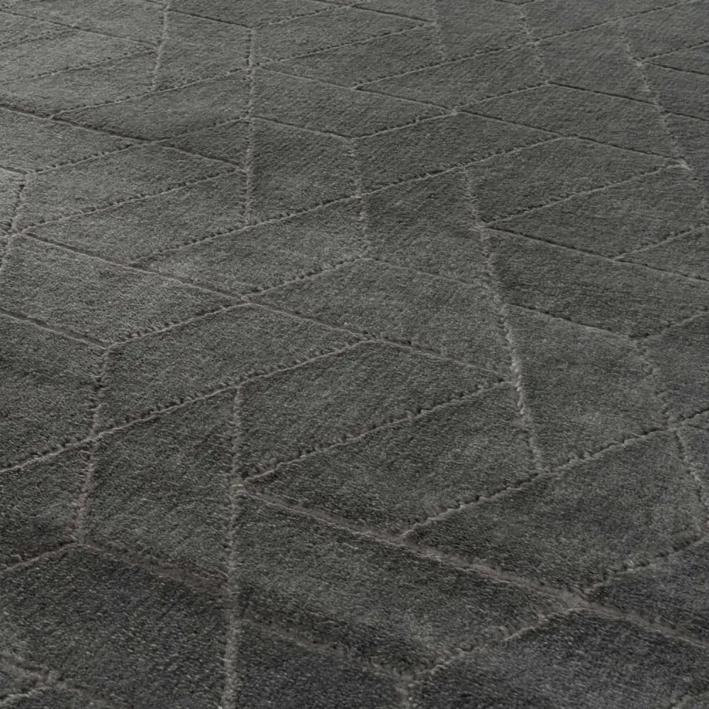 Aura Collection Rug Monolith in Grey - Rugs