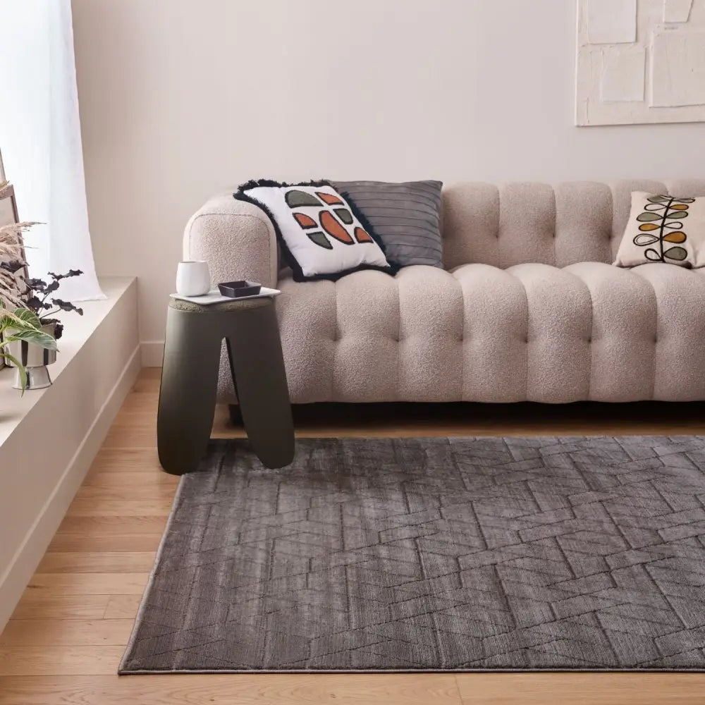 Aura Collection Rug Monolith in Grey - Rugs