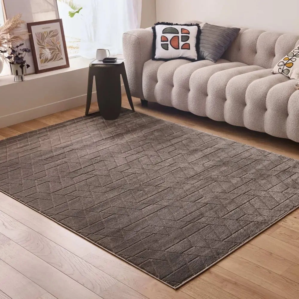 Aura Collection Rug Monolith in Grey - Rugs