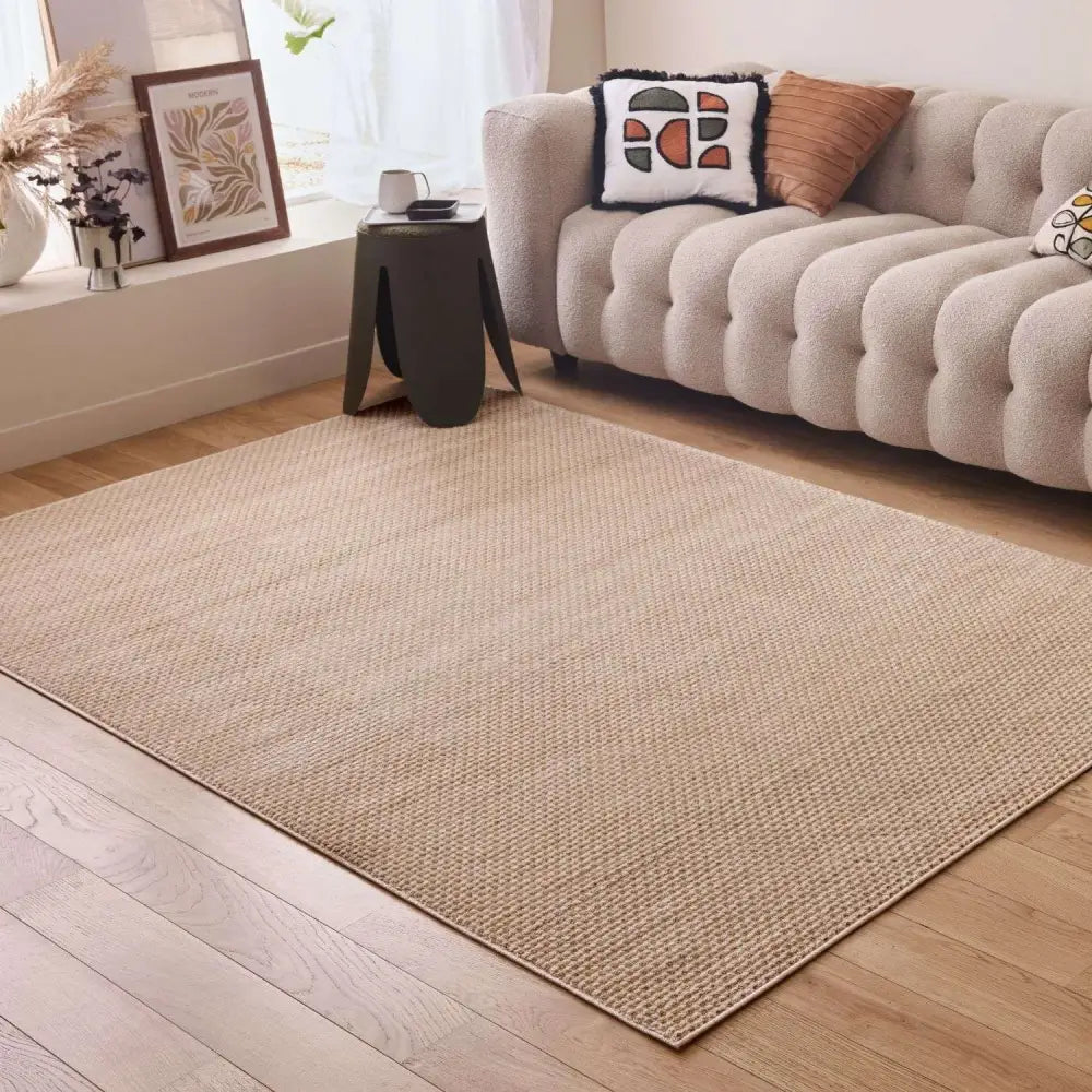 Aura Collection Rug Mosaic in Beige - Rugs