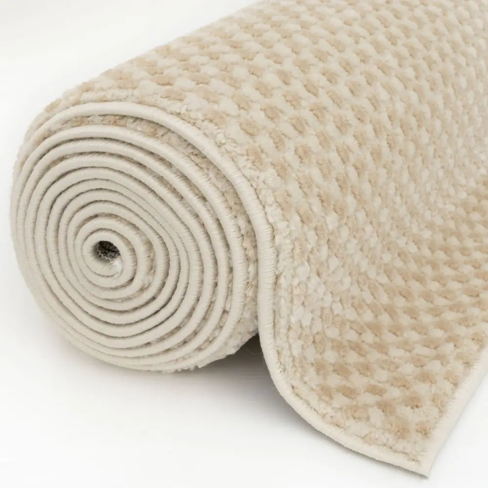 Aura Collection Rug Mosaic in Beige - Rugs