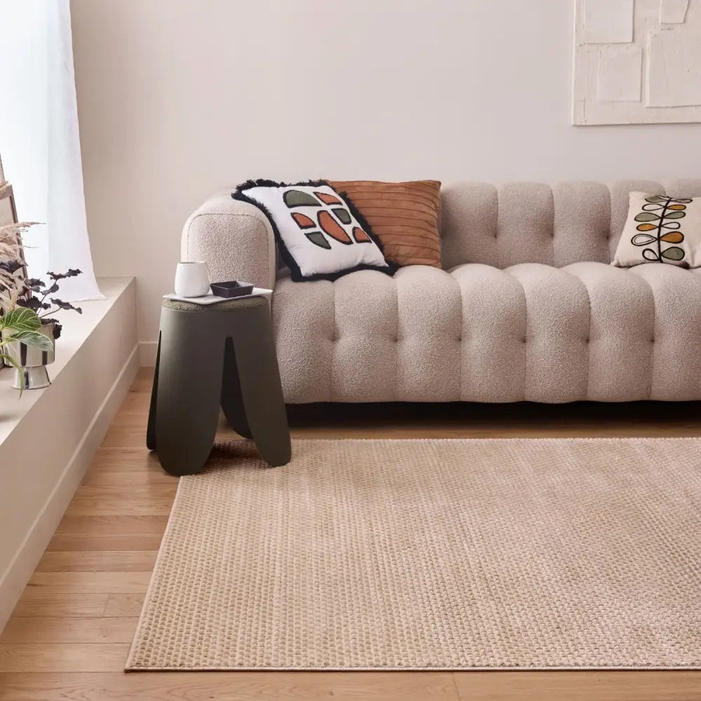 Aura Collection Rug Mosaic in Beige - Rugs