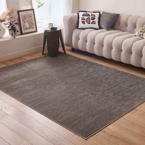 Aura Collection Rug Obsidian in Grey - Rugs