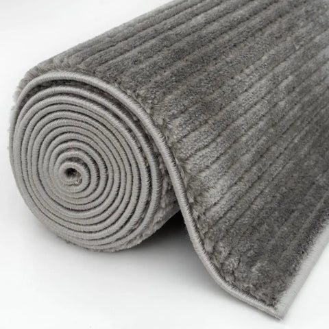 Aura Collection Rug Obsidian in Grey - Rugs