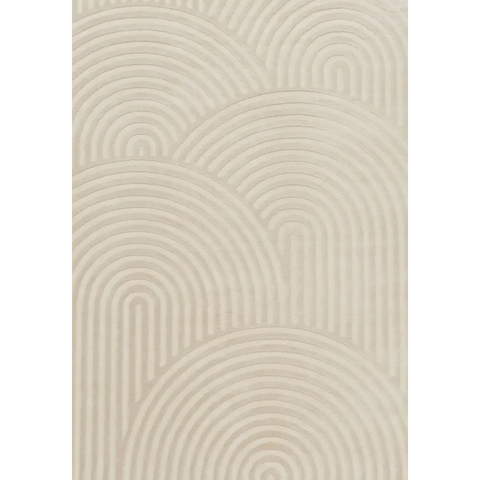 Aura Collection Rug Ripple in Cream - 80X150 cm - Rugs