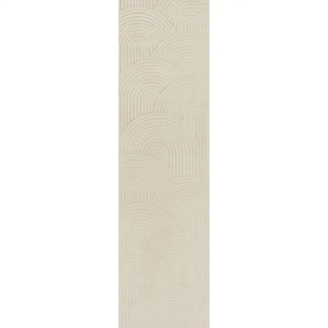 Aura Collection Rug Ripple in Cream - 80X300 cm - Rugs
