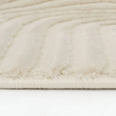Aura Collection Rug Ripple in Cream - Rugs