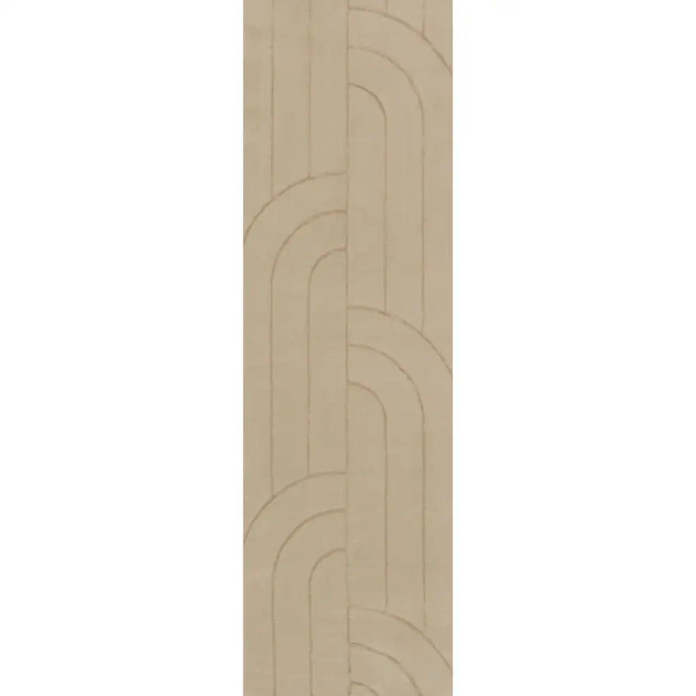Aura Collection Rug Sable in Beige - 80X300 cm - Rugs