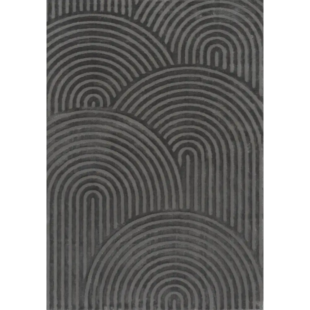 Aura Collection Rug Strata in Grey - 80X150 cm - Rugs