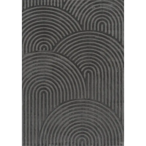 Aura Collection Rug Strata in Grey - 80X150 cm - Rugs
