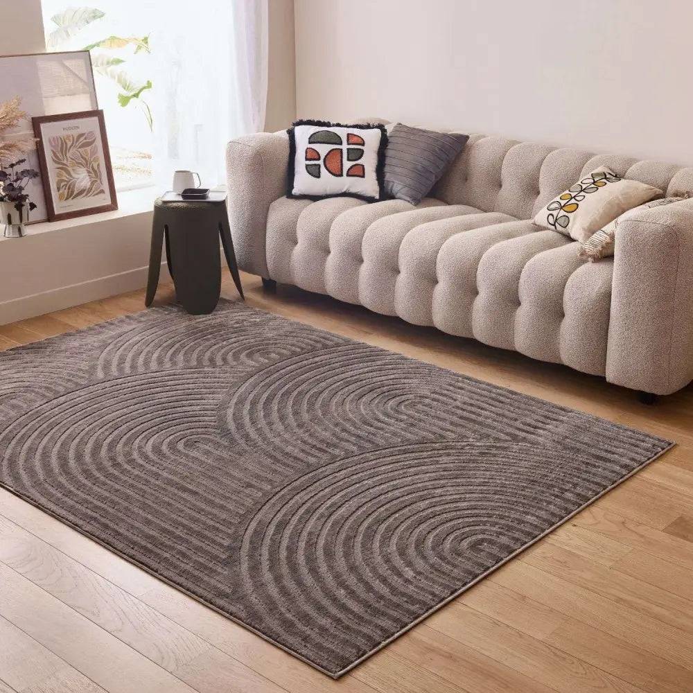 Aura Collection Rug Strata in Grey - Rugs