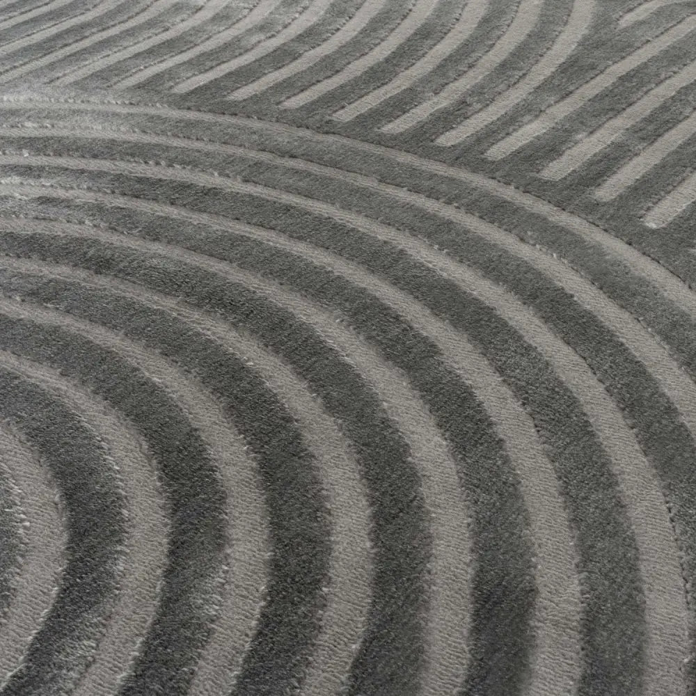 Aura Collection Rug Strata in Grey - Rugs