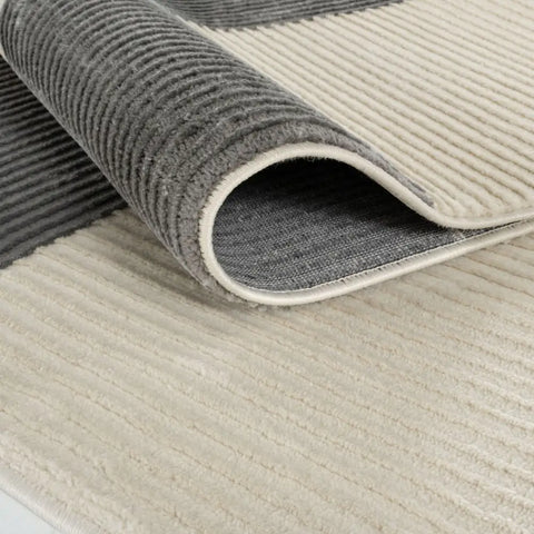 Aura Collection Rug Stride in Grey - Rugs
