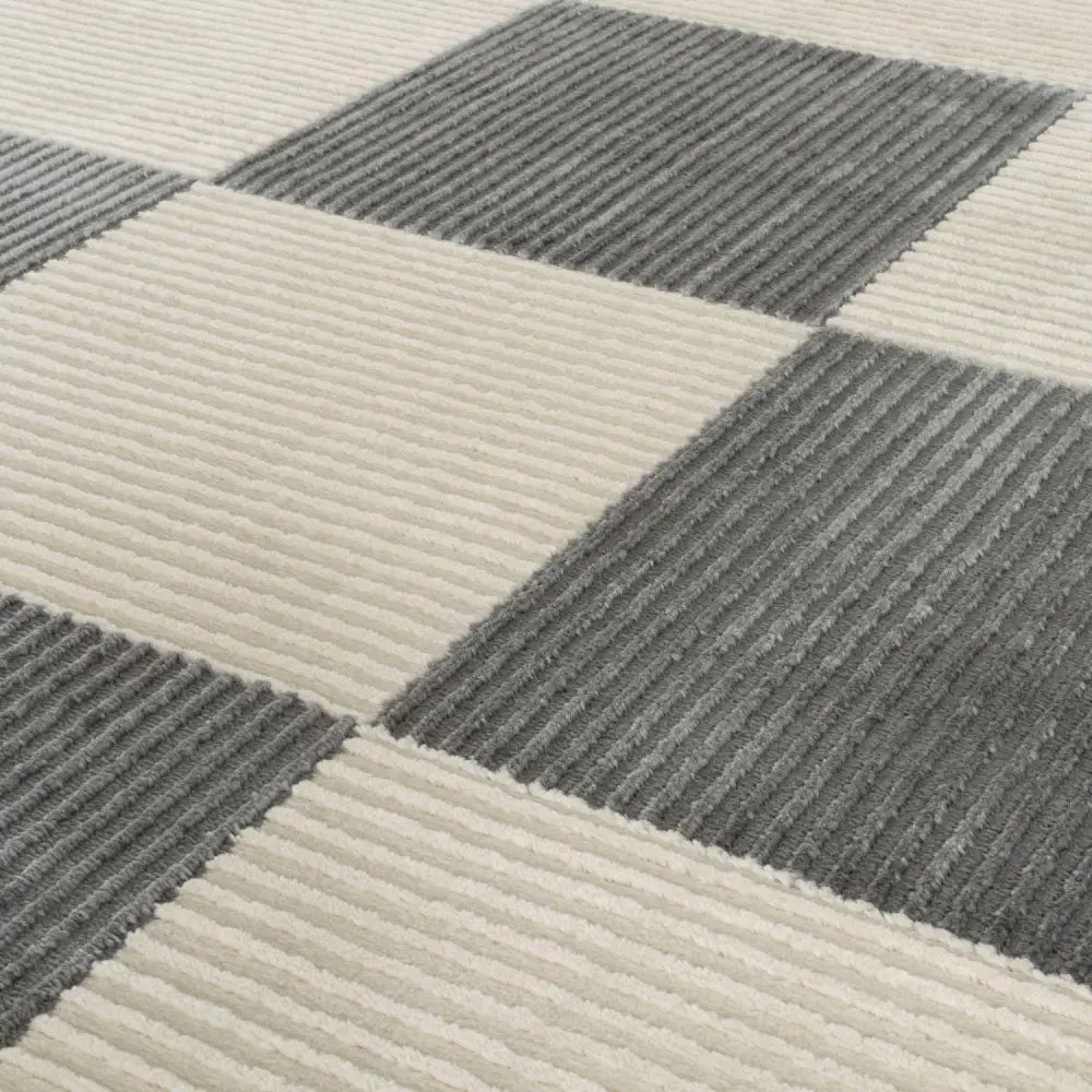 Aura Collection Rug Stride in Grey - Rugs