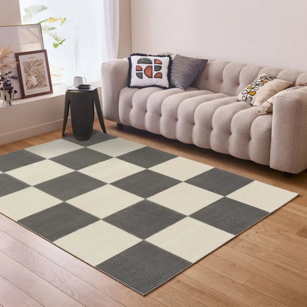 Aura Collection Rug Stride in Grey - Rugs