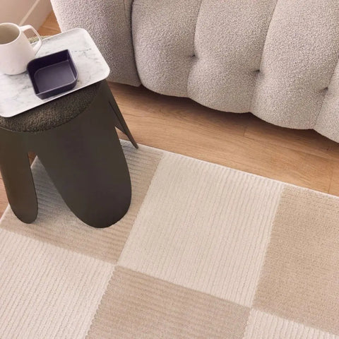 Aura Collection Rug Sync in Beige - Rugs