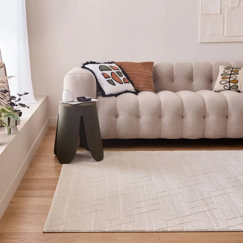 Aura Collection Rug Zenith in Cream - Rugs