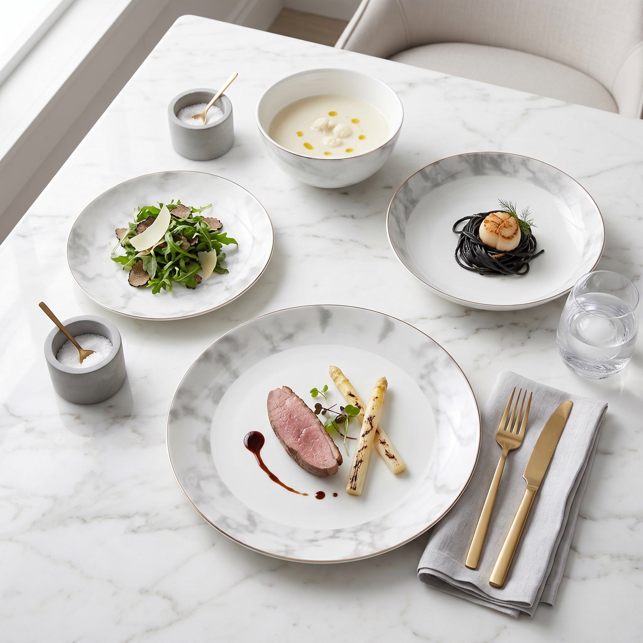 Aurelia 16-Piece Fine Bone China Dinner Set