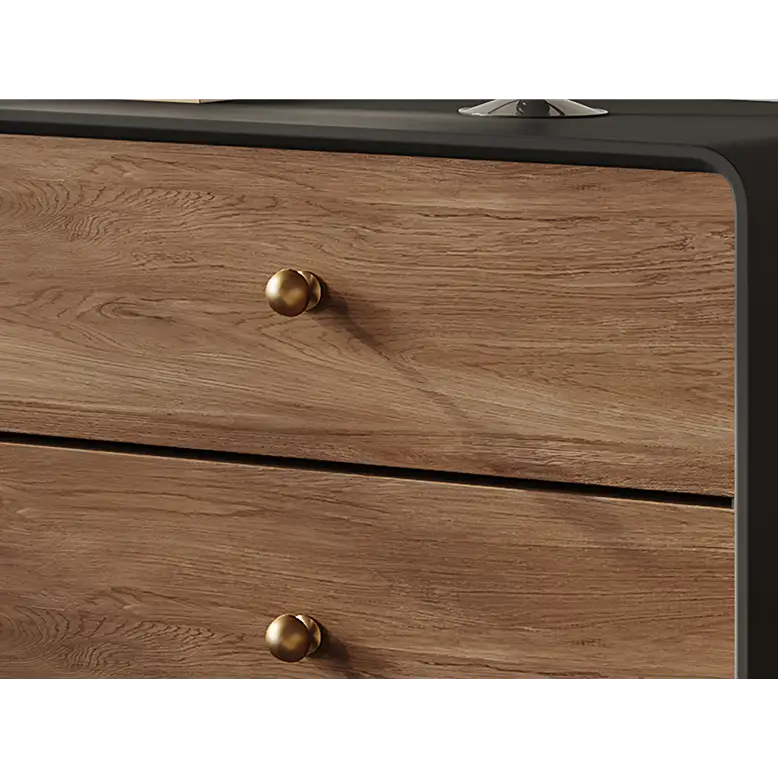 Aurora Corner Dressing Table With Mirror Solid Wood