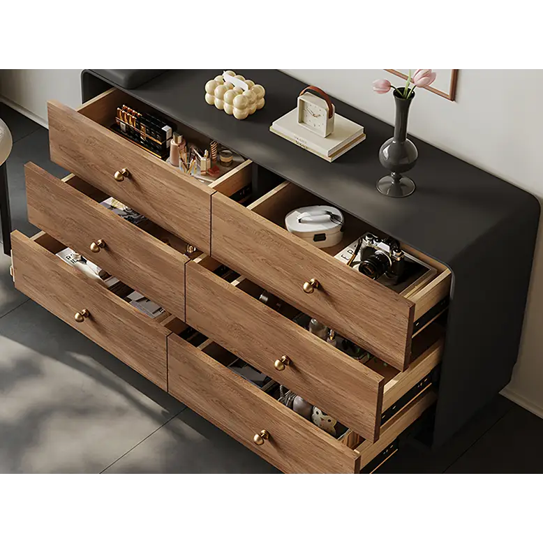 Aurora Corner Dressing Table With Mirror Solid Wood