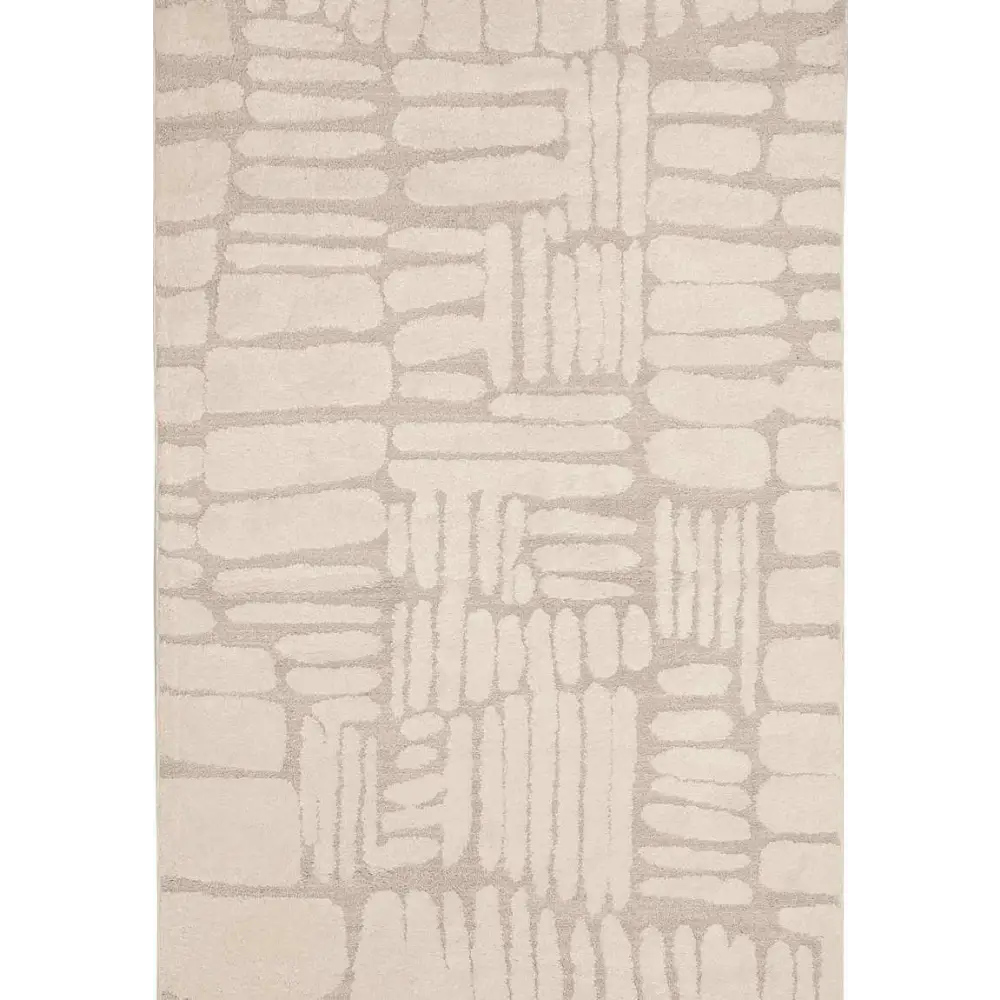 Ava Pave Wave Illusion Rug – Cream Abstract - 120X170 cm / Ava Pave - Rugs
