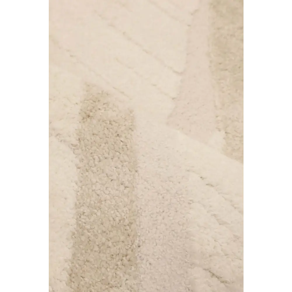 Ava Pave Wave Illusion Rug – Cream Abstract - Rugs